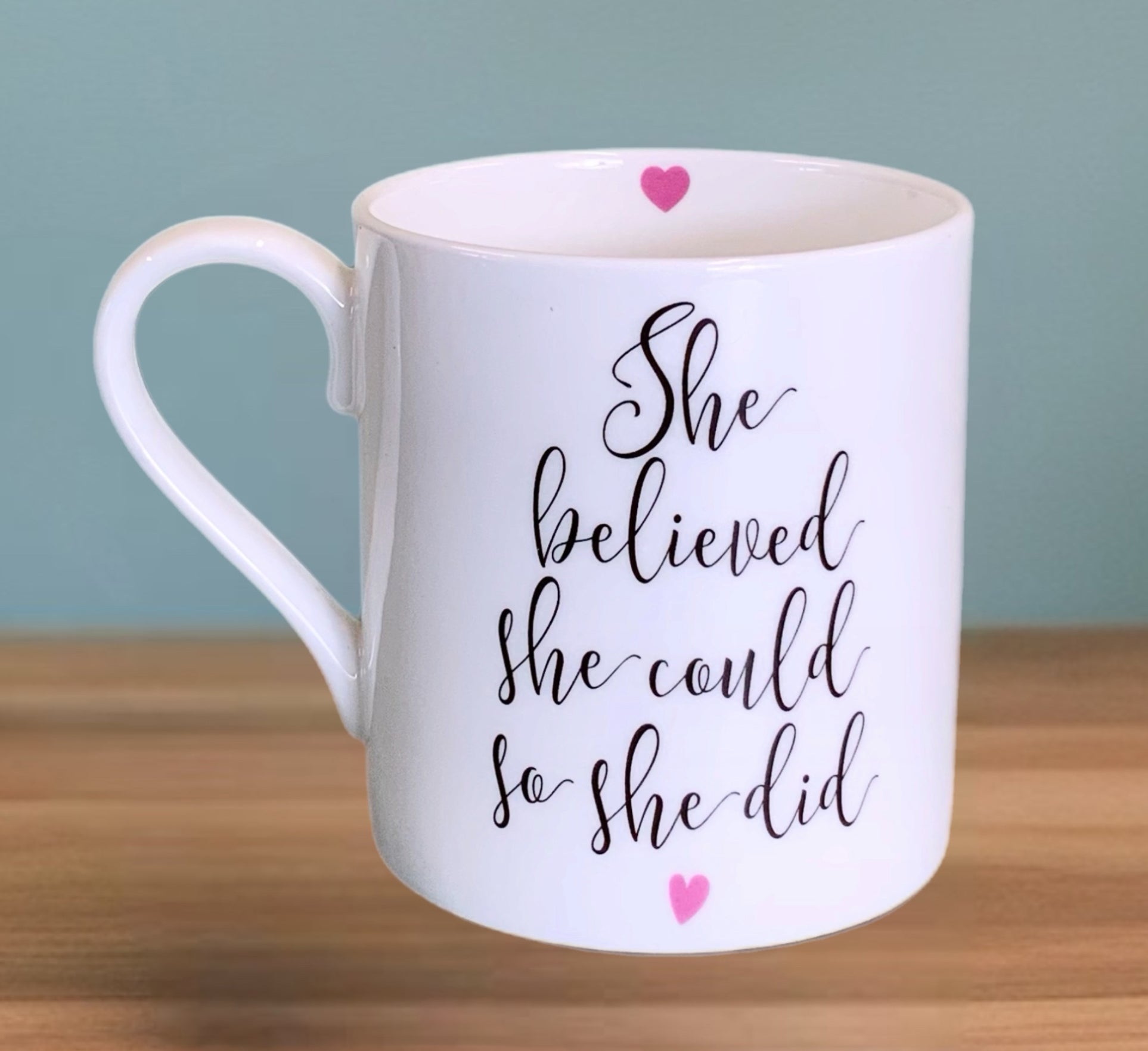 She believed she could so she did